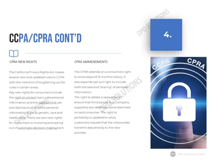 California Data Privacy Awareness Training PPT, CCPA CPRA Training ppt