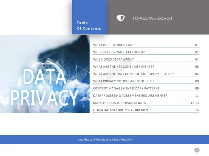 Connecticut (CTDPA) Data Privacy Awareness Training For Employees PPT - Image 3