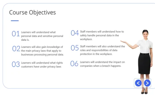data privacy awareness for employees ppt download, discount data privacy awareness ppt download, data privacy awareness ppt training course objectives