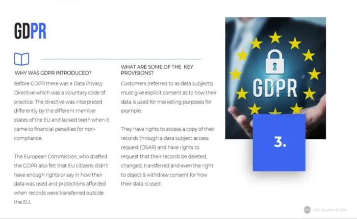 data privacy awareness short training presentation - gdpr - slide 3